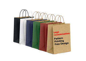 Custom logo Luxury Paper Bags, Gift Paper Bags with Ribbon Handles, Suitable for High-end Boutique <strong>Shopping</strong> - Product Image 3