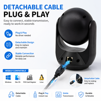 Lecteur de codes-barres 2D de bureau USB RS232 à haute résolution 800*600 CMOS, conception innovante 2026, avec câble détachable pour système de point de vente