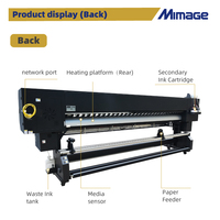Modelo de actualización Mimage 3,2 M 10.5ft Impresora ecológica solvente de gran formato Lona para exteriores Banner SAV Car Sticker Plotter