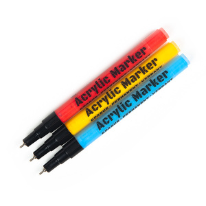 <span class=keywords><strong>Set</strong></span> <span class=keywords><strong>di</strong></span> 48 <span class=keywords><strong>pennarelli</strong></span> <span class=keywords><strong>di</strong></span> arte acrilica punta Fine 12 colori assortiti per pennarello <span class=keywords><strong>di</strong></span> espressione creativa per progetti d'arte - Product Image 1