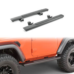 บอร์ดอลูมิเนียมเ<span class=keywords><strong>นิ</strong></span>ร์ฟบาร์4x4สำหรับ<span class=keywords><strong>ว</strong></span>ิ่งบนถนนบันได2ประตูสำหรับ Wrangler JK JL 2007-2024 - Product Image 1