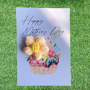 2025 Tarjetas de felicitación Día DE LA MADRE Día del <span class=keywords><strong>Padre</strong></span> Día de San Valentín Flores de ganchillo Tarjetas de felicitación de vacaciones - Product Image 4