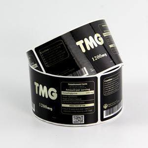 Custom Printed Medicine Bottle <strong>Label</strong> Eco-friendly Waterproof Health <strong>Care</strong> Products Bottle Packaging Sticker Shine Silver <strong>Label</strong> - Product Image 3