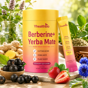 Tendencia <span class=keywords><strong>TikTok</strong></span> 2026: Mezcla Instantánea en Polvo de Berberina HCL, Yerba Mate y Magnesio, Bebida Energética y Adelgazante en Sobres para Adultos, Líquido Oral - Product Image 2