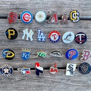 Insignia de Béisbol de los Boston Red Sox, New York Yankees, Los Angeles Dodgers, Insignia de Metal Galvanizado, Botón, Broche, Imán, Blue Jay Bird - Product Image 2