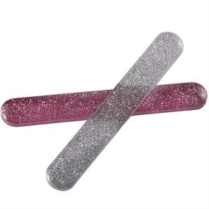 Limes à ongles <span class=keywords><strong>de</strong></span> marque privée <span class=keywords><strong>de</strong></span> <span class=keywords><strong>bonne</strong></span> qualité, lime à ongles professionnelle en verre lavable avec étui - Product Image 1