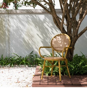 Bán Sỉ Ghế Mây Đan Liễu Gai Hiện Đại Đồ Nội Thất Ngoài Trời Dệt Bằng Nhựa PE Ghế Bành Ăn Trong Vườn Cho Khách Sạn <span class=keywords><strong>Cyber</strong></span> <span class=keywords><strong>Cafe</strong></span> - Product Image 2