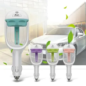 2021 New Mini 12V Car Steam Humidifier Air Purifier Aroma Diffuser Essential oil diffuser Car humidifier many Colors