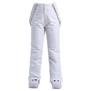 Nueva moda babero grueso impermeable esquí nieve desgaste tamaño opcional a prueba de viento señoras <span class=keywords><strong>hombre</strong></span> cálido deportes al aire libre pantalones de invierno - Product Image 1