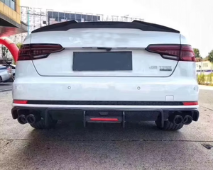 Kit de Carrocería de Fibra de Carbono Real para Audi A4 S4 B9 2017 2018 2019, Incluye Alerón Delantero, Difusor Trasero y Alerones Laterales - Product Image 6