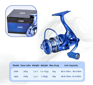 <span class=keywords><strong>2000</strong></span>/3000 6kg/8kg filature <span class=keywords><strong>moulinet</strong></span> de pêche main gauche <span class=keywords><strong>moulinet</strong></span> de pêche ruisseau rivière lac métal acier inoxydable matériel - Product Image 6