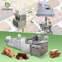 Ligne de production de mini-snacks au millet pour cacahuète, barre de céréales au caramel, machine à fabriquer des macines