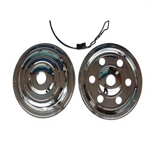 <span class=keywords><strong>Tapacubos</strong></span> <span class=keywords><strong>de</strong></span> Acero Inoxidable Pulido Huiying <span class=keywords><strong>de</strong></span> 17.5 Pulgadas para Autobús Isuzu NPR con Instalación Atornillada - Juego Completo <span class=keywords><strong>Precio</strong></span> FOB - Product Image 1