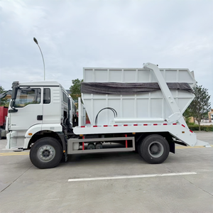 Camion benne basculante Shacman 4x2 8m³ pour collecte de déchets avec bras articulé - Product Image 5