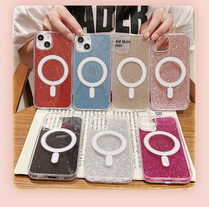 For Apple 16 <strong>Pro</strong> <strong>Max</strong> for iPhone <strong>Case</strong> Electroplated Magnetic 14 for Phone <strong>case</strong> with Pc Phone <strong>case</strong> with Glitter - Product Image 2