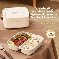 Bestseller, boîte à lunch électrique en acier inoxydable 316, chauffage par prise électrique 120W, boîte thermique à double compartiment de 1200 ml