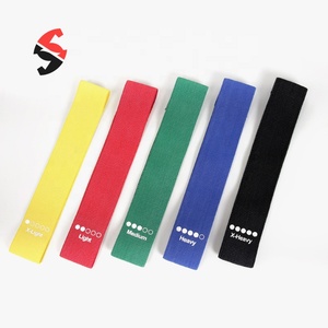 5pcs Polyester tập thể dục ban nhạc cho làm việc ra Yoga Pilates kéo dài Nhà Phòng tập thể dục tập thể dục đàn hồi cao vải kháng ban nhạc thiết lập - Product Image 2