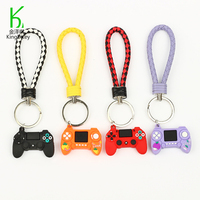 Porte-clés en caoutchouc PVC personnalisé, contrôleur de jeu, Joystick, pour petit ami, sac pendentif cadeau, bibelot