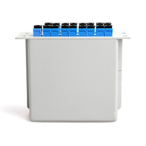 Tất cả các màu xanh 1x16 Cassette loại chèn thẻ <span class=keywords><strong>PLC</strong></span> <span class=keywords><strong>Adapter</strong></span> với SC UPC nối cho FTTH Mạng sợi quang thiết bị - Product Image 2