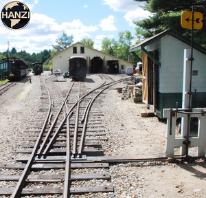Commutateur de voie <span class=keywords><strong>ferroviaire</strong></span> P65 en acier au carbone et en acier à haute teneur en manganèse pour la rénovation/amélioration des voies ferrées, nouvelle marque HANZI - Product Image 6