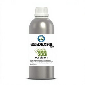 Aceite Esencial Puro de Hierba de Jengibre Grado Aromaterapia 1KG Cymbopogon Martini a Granel Natural Destilado al Vapor - Por Katyani Exports India - Product Image 1