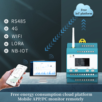 Medidor Eléctrico Trifásico de Alta Precisión para Riel DIN, Medidor de Energía RS485, Sistema de Monitoreo Remoto de Energía, Monitor de Energía en la Nube IoT