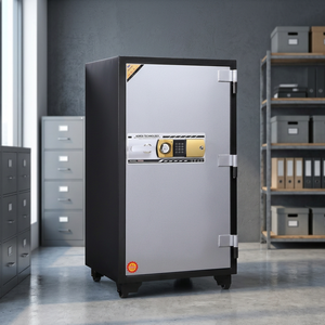 Caja Fuerte de Lujo Mns-120cc con Cerradura Electrónica y Puerta de Acero Inoxidable, Almacenamiento de Datos en la Nube por WiFi, Segura para Uso Familiar y Hotelero - Product Image 3
