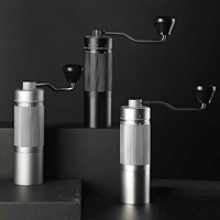Mini moulin à café manuel expresso Portable 420 Al-Alloy CNC Usinage Type de réglage Brochage