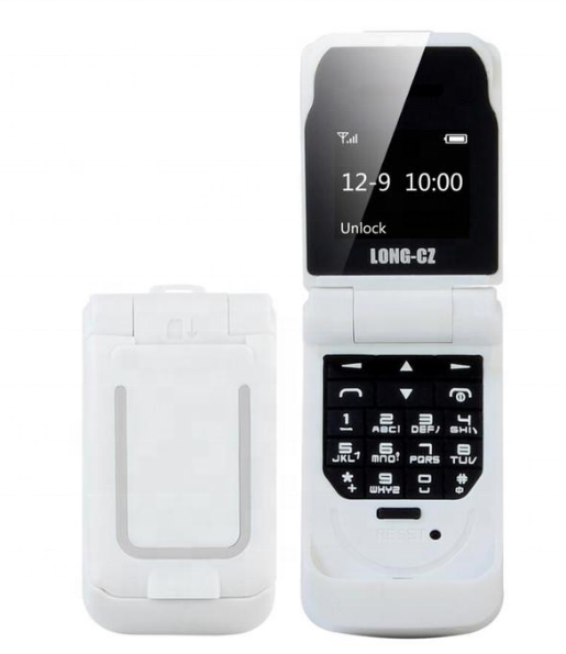 Small Mini Flip Mobile Phones Without Camera Unlocked Cheap Cell Phone BT Dialer J9 Push Button Flip Phone