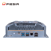 AIOT EDGE Computing AI IoT Gateway X86 Mini PC integrado Ultra 5 125U Ultra 7 155H DDR5 6 Lan 1 * Com Caja de PC industrial de aluminio