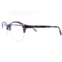 Montures de lunettes rondes à monture complète, motif dégradé, style rétro léger, pour la correction de la vue, adultes, unisexe