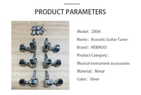 Factory Direct Price ZA04 Guitar Tuning Pegs High-quality Zinc Alloy, Sold As a Set of 6. Essential Accessories for Guitars