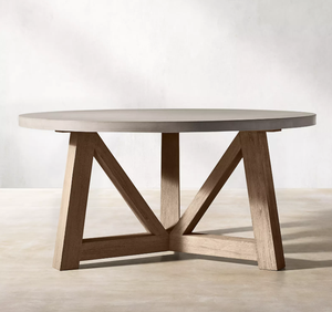 French Simple Design Furniture Modern Style Teak <b>Round</b> <b>Dining</b> <b>Table</b> - Product Image 3