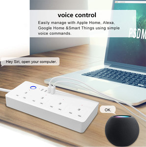 <span class=keywords><strong>Regleta</strong></span> Inteligente Matter Over Wifi <span class=keywords><strong>Homekit</strong></span> con Ahorro de Energía para la UE, con 2 Puertos USB y 2 Tipo C, Compatible con Alexa y Google Home - Product Image 6