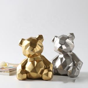 Nordique Géométrique Animaux Ours En Céramique Décoration de La Maison Salon - Product Image 3