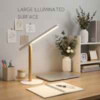 Lampe de bureau LED moderne et créative, rechargeable USB, à intensité variable, pour chevet, chambre et maison, vente en gros