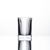 Mini ensemble blanc de récipients en verre à liqueur épaissie transparente pour liqueur whisky bière vin rouge thé