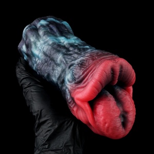 LUUK Monster Tongue Shape Pocket Pussy Male Oral Sex Toys Silicone <b>Masturbator</b> Penis Stroker Masturbate Sex Toys for Men - Product Image 6
