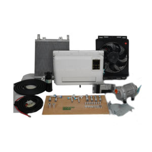 Chariot élévateur semi-diesel avec cabine couchette, climatisation de stationnement, toit, climatisation portable séparée, climatisation électrique portable - Product Image 1