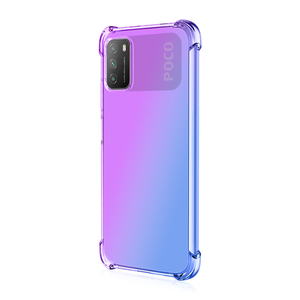 Anti-choque cambio gradiente suave de tpu teléfono caso de la contraportada del teléfono para <span class=keywords><strong>xiaomi</strong></span> poco m3 - Product Image 1