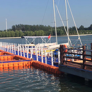 Kunden spezifische schwimmende Plattform aus hoch molekularem Polyethylen Wasser dock Ponton Marine zubehör Kolben teil zusammen gebautes Spleiß wasser - Product Image 3