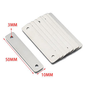 Étiquettes personnalisées en acier inoxydable gravées au laser plaques d'identification de tuyaux et de vannes, étiquettes en métal numéros de série pièces d'outils - Product Image 5