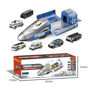 Modèle réduit de train miniature pour le nouveau train jouet 2026 avec rangement pour voitures - Product Image 1