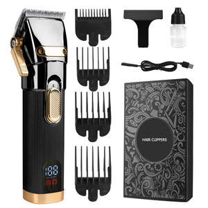 Cortadora de Pelo con Carcasa Metálica Resistente, Herramienta de Barbería Portátil, Pantalla LCD Digital, Múltiples Velocidades, Longitud Ajustable, Ideal para Uso Doméstico - Product Image 6