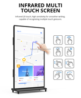 Nouvel écran tactile LCD Totem 55 75 86 pouces 4K plein écran vertical pour affichage publicitaire numérique en intérieur
