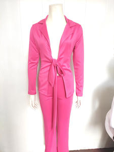 Manufaktur Custom Style oder Logo ODM Damen formelle Business-Anzug-Sets Formelle Büro kleidung 2-teilige Blazer-Hosen-Sets - Product Image 4