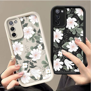 Coque de téléphone portable en TPU antichoc de style lentille d'appareil photo avec imprimé de feuilles de fleurs originales pour <span class=keywords><strong>Samsung</strong></span> A52 A53 A54 A55 A56 <span class=keywords><strong>A71</strong></span> F23 M23 - Product Image 2
