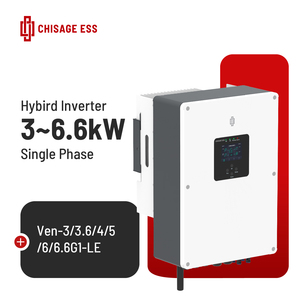 Onduleur hybride solaire Chisage ESS 6kW 48V Protection IP65 Monophasé Compatibilité Li-Ion/LiFePO4 Efficacité 97,6% pour l'énergie solaire - Product Image 1