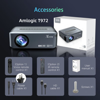 Mini projecteur LED intelligent d'extérieur, décodage 1080P, 400 ANSI, Android 9.0, WiFi, projecteur home cinéma, vente en gros d'usine OEM