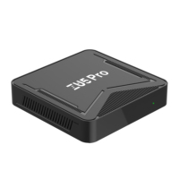 Boîtier TV intelligent ZU5PRO 4K Full HD 3D Lecteur multimédia Rk3518 2 Go 16 Go Android 14.0 Décodeur ZU5 Pro avec télécommande vocale